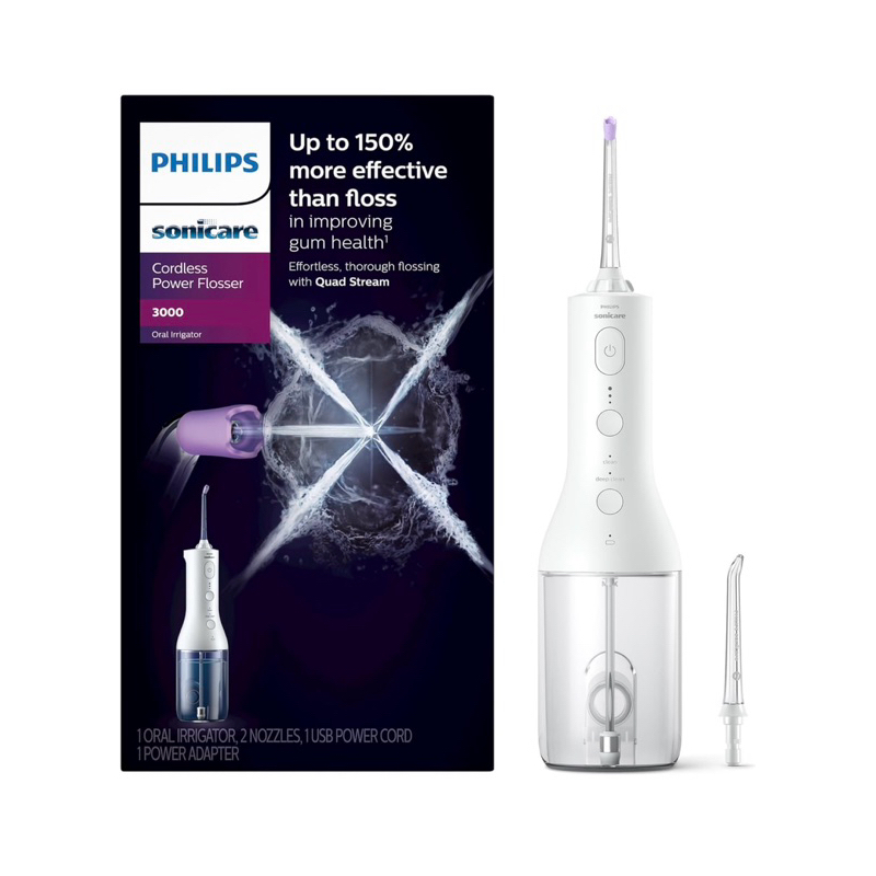 [福利品出清］philips 沖牙機Hx3826 x型水流