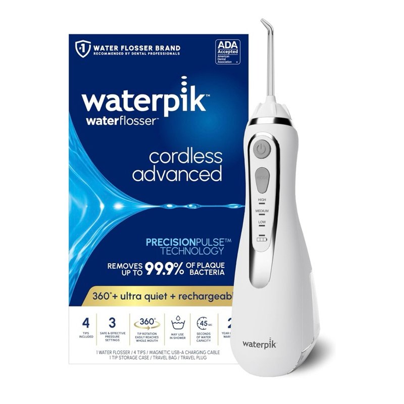 ［福利品出清］waterpik 無線沖牙機攜帶型 WP-582 附4種刷頭