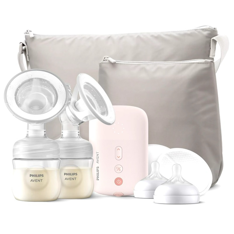 [福利品出清］Philips Avent 新安怡雙邊電動擠乳器SCF394套裝組美國版