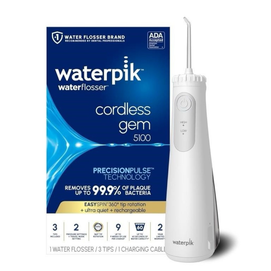 [福利品出清］Waterpik沖牙機5100 附3種刷頭