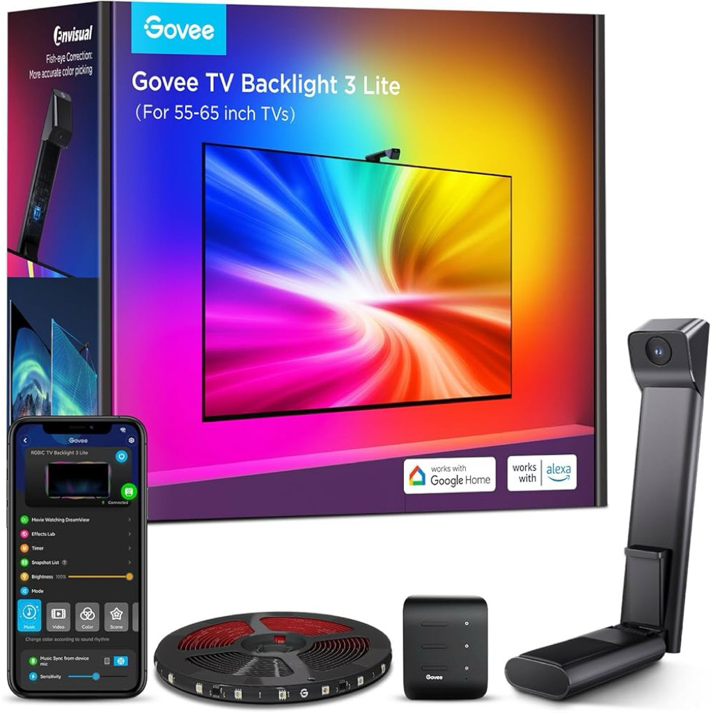 [福利品出清］Govee電視燈條TV Backlight 3 Lite RGBIC 55-65吋