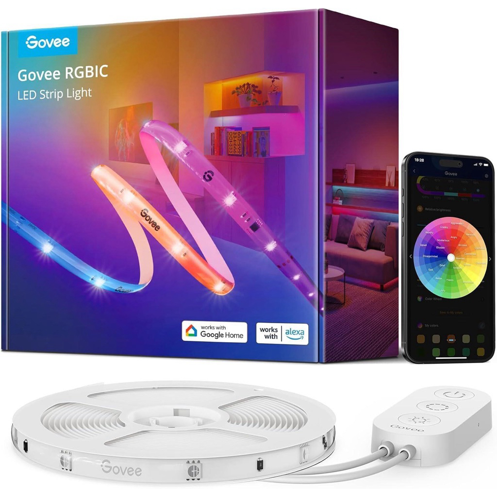 Govee RGBIC LED 燈條 保護圖層 音樂同步